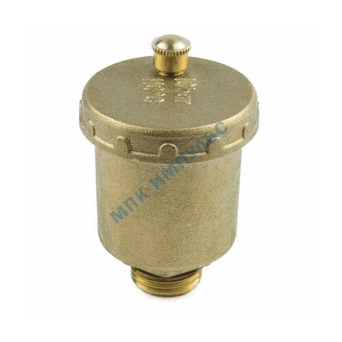 Воздухоотводчик автоматический латунь 5003 Ду 15 Ру10 G1/2" НР прямой Aquasfera 5003-01 — изображение 7