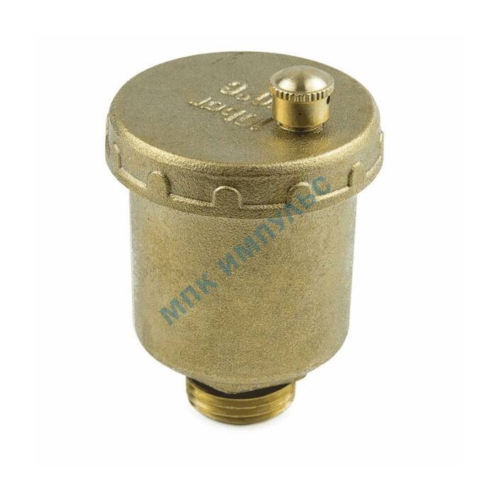 Воздухоотводчик автоматический латунь 5003 Ду 15 Ру10 G1/2" НР прямой Aquasfera 5003-01 — изображение 5