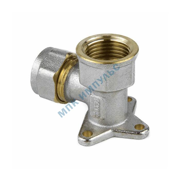 Водорозетка МП латунь никель обжим Дн 20х3/4" ВР ГОСТ 32415-2013 7008 Aquasfera 7008-03 . — изображение 3