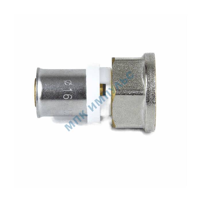 Муфта МП латунь никель пресс Дн 26х3/4" ВР ГОСТ 32415-2013 8002 Aquasfera 8002-05 . — изображение 5