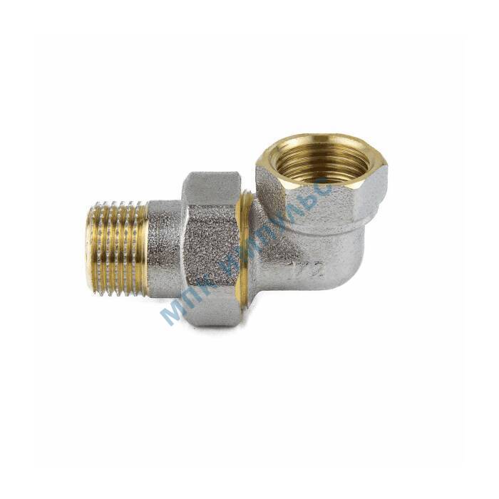 Соединитель латунь никель американка Ду 15 (1/2") угловой ВР/НР 9015 ГОСТ 32585-2013 Aquasfera 9015-01 — изображение 9