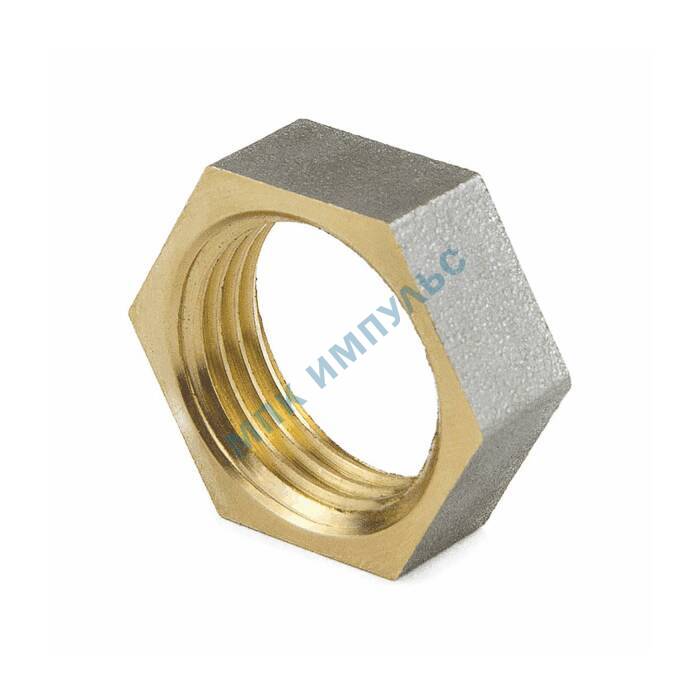 Контргайка латунь никель Ду 32 (1 1/4") ВР 9020 ГОСТ 32585-2013 Aquasfera 9020-04 — изображение 7