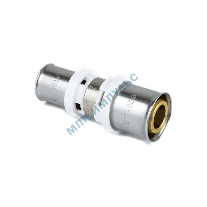 Муфта переходная МП латунь никель пресс Дн 32х26 ГОСТ 32415-2013 8004 Aquasfera 8004-05 . — изображение 3