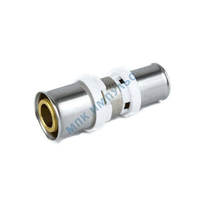 Муфта переходная МП латунь никель пресс Дн 32х26 ГОСТ 32415-2013 8004 Aquasfera 8004-05 . — изображение 5