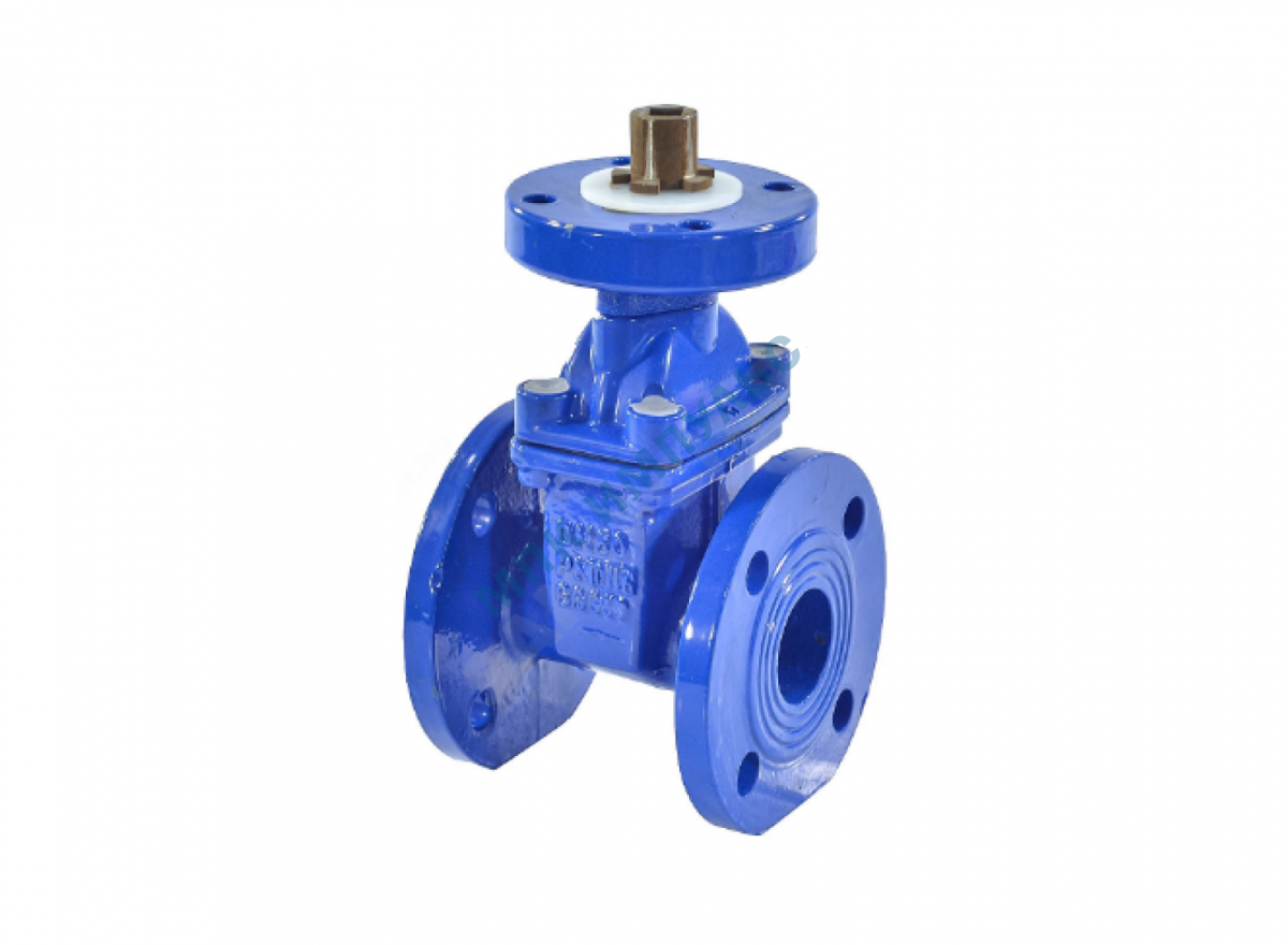 Задвижка чугун 30ч939р аналог МЗВ обрезиненный клин EPDM Ду 350 Ру10/16 фл под электропривод присоединение «Б» RMCX