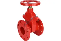 Задвижка чугун 30ч39р аналог МЗВГ обрезиненный клин силикон c гайкой Ду 50 Ру10/16 Тмакс=150C фл RMCX