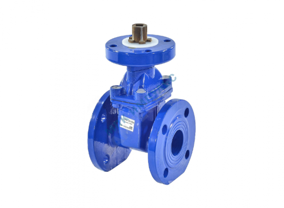 Задвижка чугун 30ч939р аналог МЗВ обрезиненный клин EPDM Ду 350 Ру10/16 фл под электропривод присоединение «Б» RMCX — изображение 4