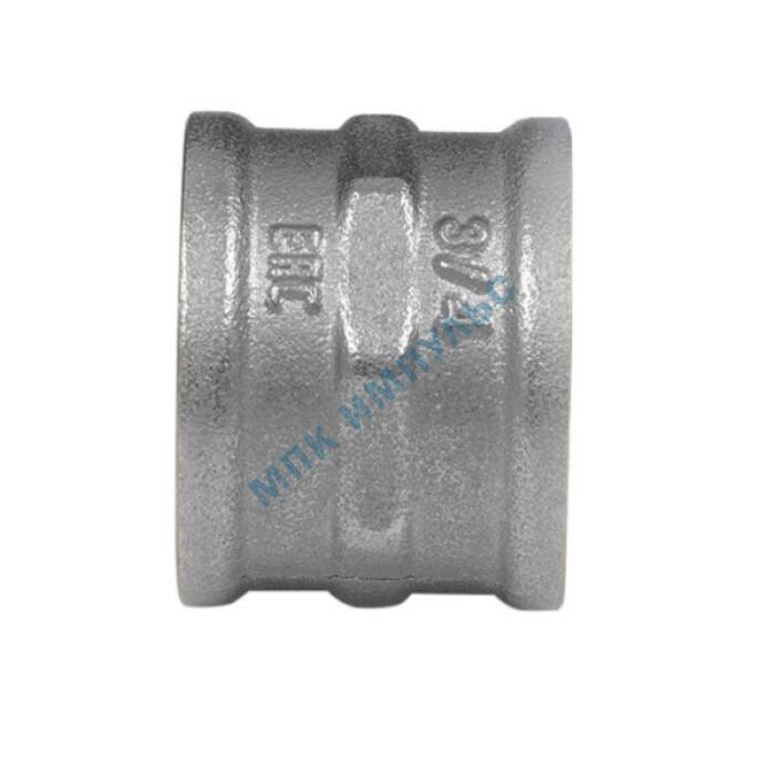 Муфта латунь никель Ду 15 (1/2") ВР/ВР 9018 ГОСТ 32585-2013 Aquasfera 9018-01 — изображение 6