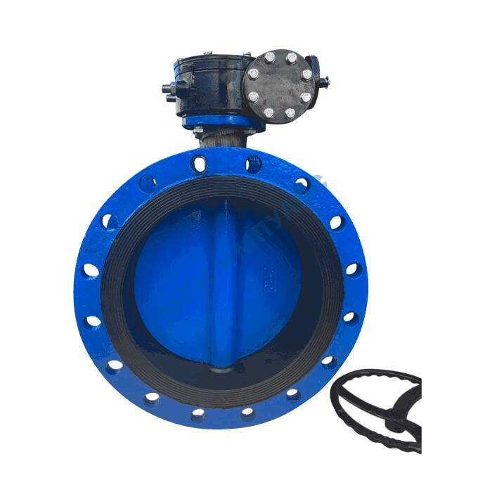 Затвор дисковый поворотный чугун 2110RA Ду 1000 Ру10/16 фл с редуктором под электропривод диск чугун манжета EPDM Benarmo — изображение 3