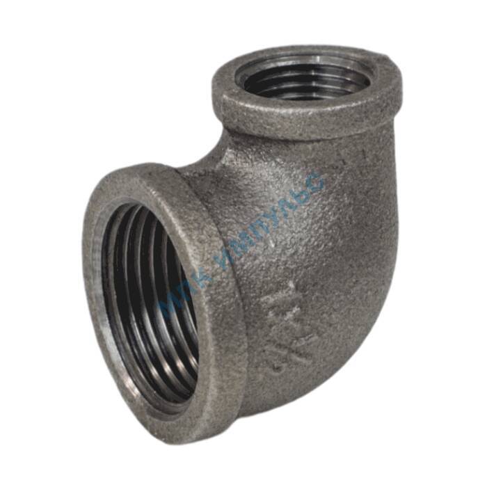 Угольник переходной чугун Ду 25х15 (1"х1/2") ВР/ВР Fittex PLUS — изображение 2