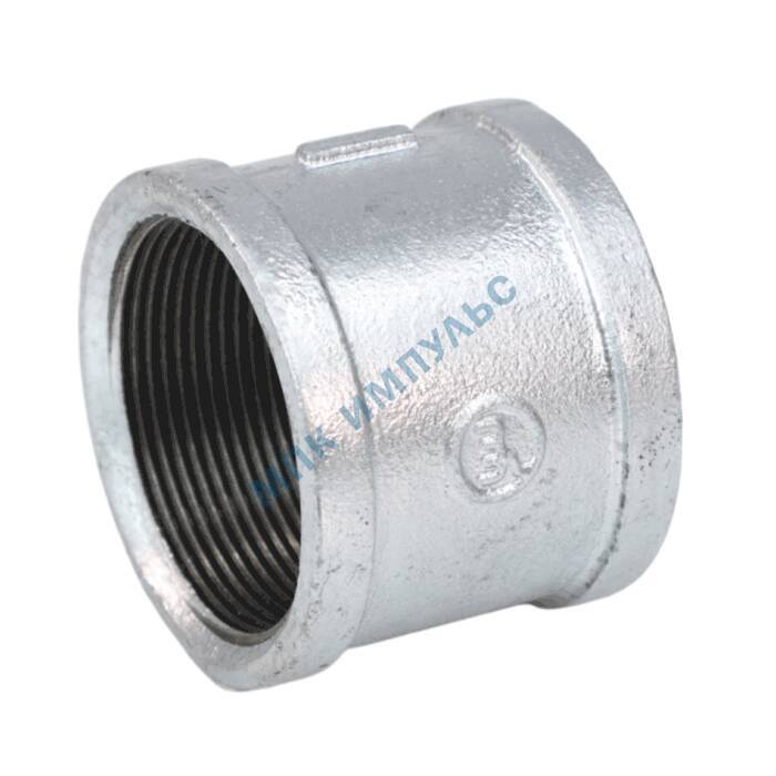 Муфта прямая чугун оц Ду 40 (1 1/2") ВР Fittex PLUS — изображение 2