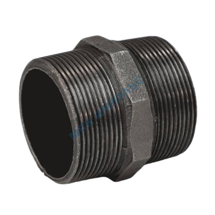 Ниппель прямой чугун Ду 65 (2 1/2") НР Fittex PLUS — изображение 2