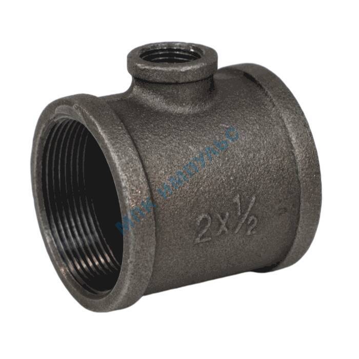 Тройник переходной чугун Ду 40х15 (1 1/2"х1/2") ВР/ВР Fittex PLUS — изображение 2