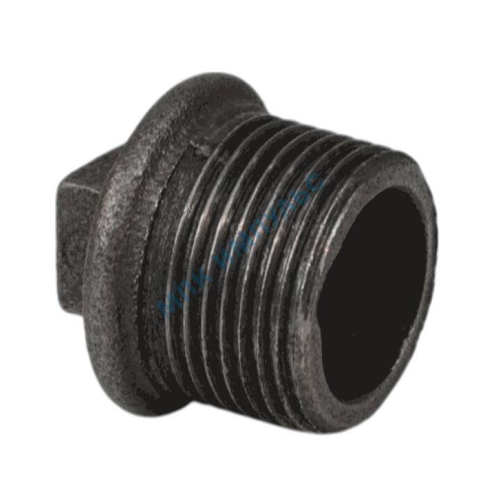 Заглушка чугун Ду 50 (2") НР Fittex PLUS — изображение 2