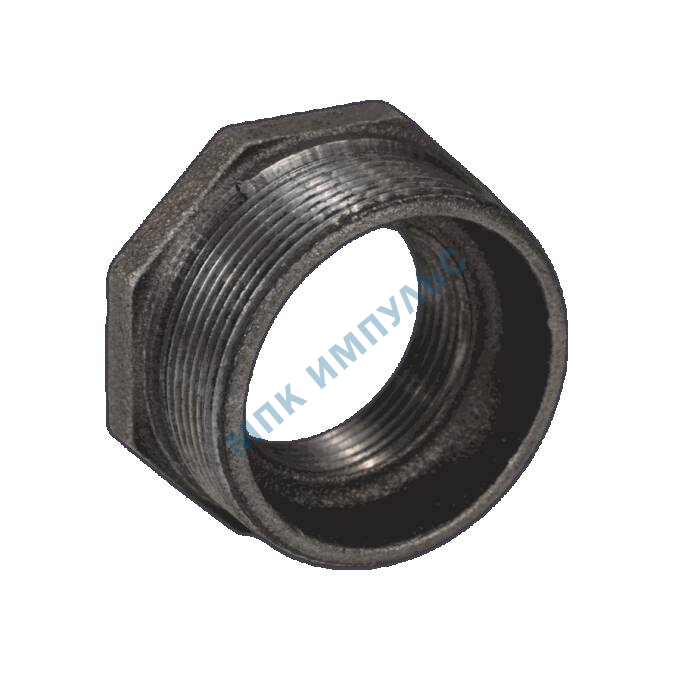 Футорка чугун Ду 25х15 (1"х1/2") НР/ВР Fittex PLUS — изображение 3