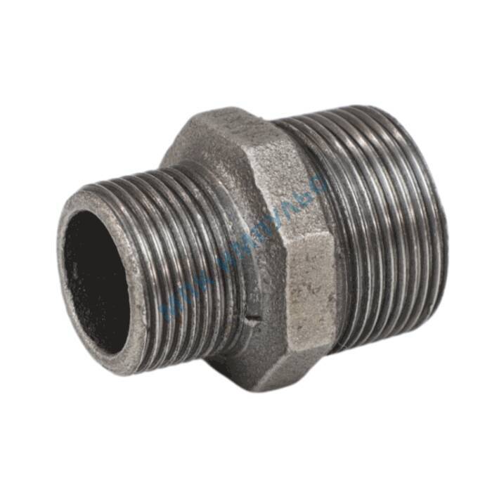 Ниппель переходной чугун Ду 32х25 (1 1/4"х1") НР Fittex PLUS — изображение 2