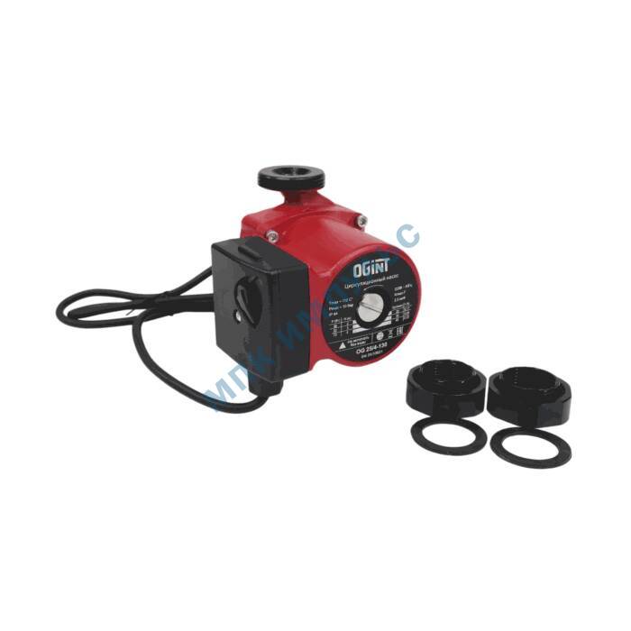 Насос циркуляционный с мокрым ротором OG 25/4-130 PN10 1х220В/50 Гц Ogint — изображение 2