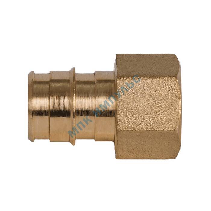 Муфта для PE-X труб радиальная латунь Дн 25х3/4" ВР РОС — изображение 3