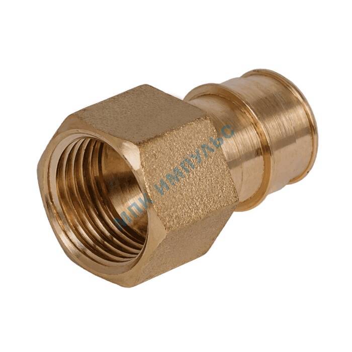 Муфта для PE-X труб радиальная латунь Дн 20х3/4" ВР РОС — изображение 5