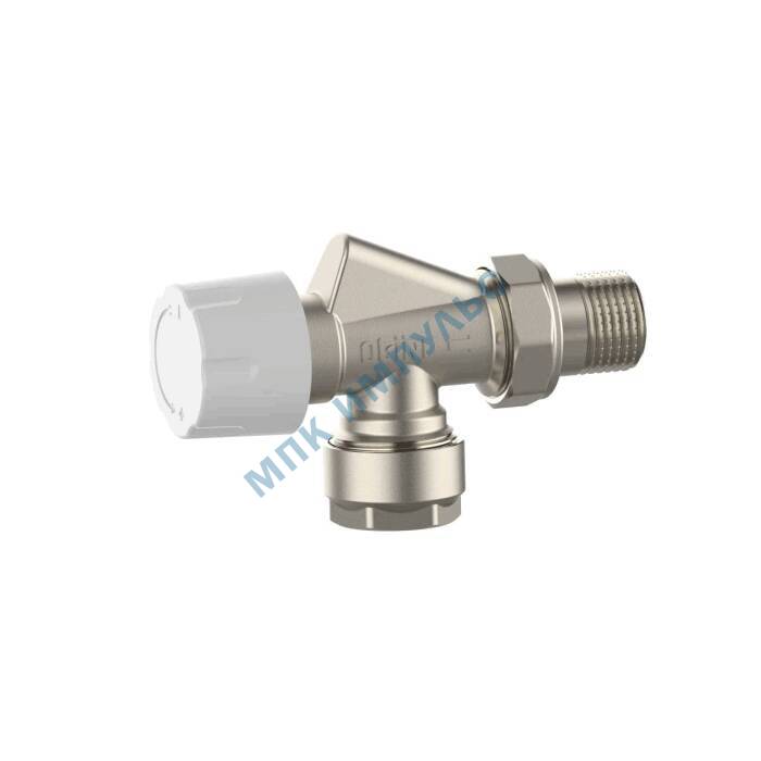 Комплект для бок/п радиатора термостатический с ниж/п труб для двухтр Ду 15 Ру10 1/2"x15 угловой осевой гайка М30х1,5 с обжимными гайками Дн15х3/4"ЕК без преднастройки штуцер без уплотнения Ogint . — изображение 2