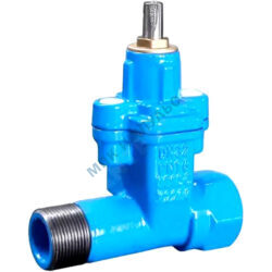 Задвижка чугун ответвительная обрезиненный клин Ду 20 Ру16 Тмакс=80C ВР/НР под Т-ключ Benarmo