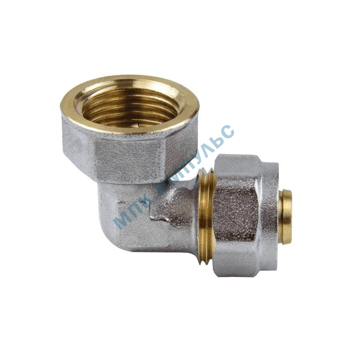 Угольник МП латунь никель обжим Дн 26х1"х90гр ВР ГОСТ 32415-2013 7007 Aquasfera 7007-06 — изображение 6