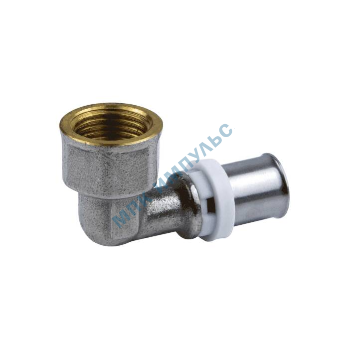 Угольник МП латунь никель пресс Дн 20х3/4"х90гр ВР ГОСТ 32415-2013 8007 Aquasfera 8007-04 — изображение 5