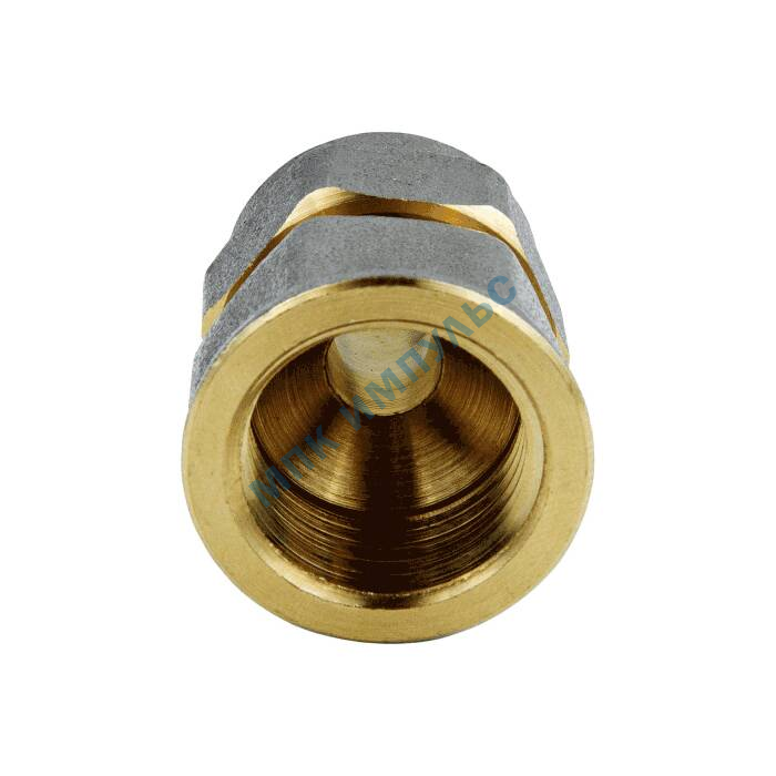 Муфта МП латунь никель обжим Дн 20х1/2" ВР ГОСТ 32415-2013 7002 Aquasfera 7002-03 — изображение 9