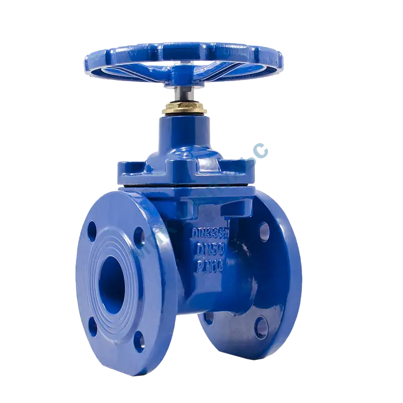 Задвижка чугун KR20 аналог МЗВ обрезиненный клин EPDM Ду 150 Ру16 Тмакс=80C фл ГРАНАР CV01I416793 — изображение 2