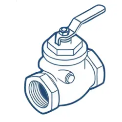 Краны шаровые латунные со спускным устройством