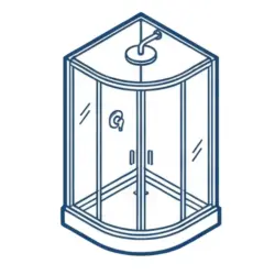 Кабины душевые и комплектующие