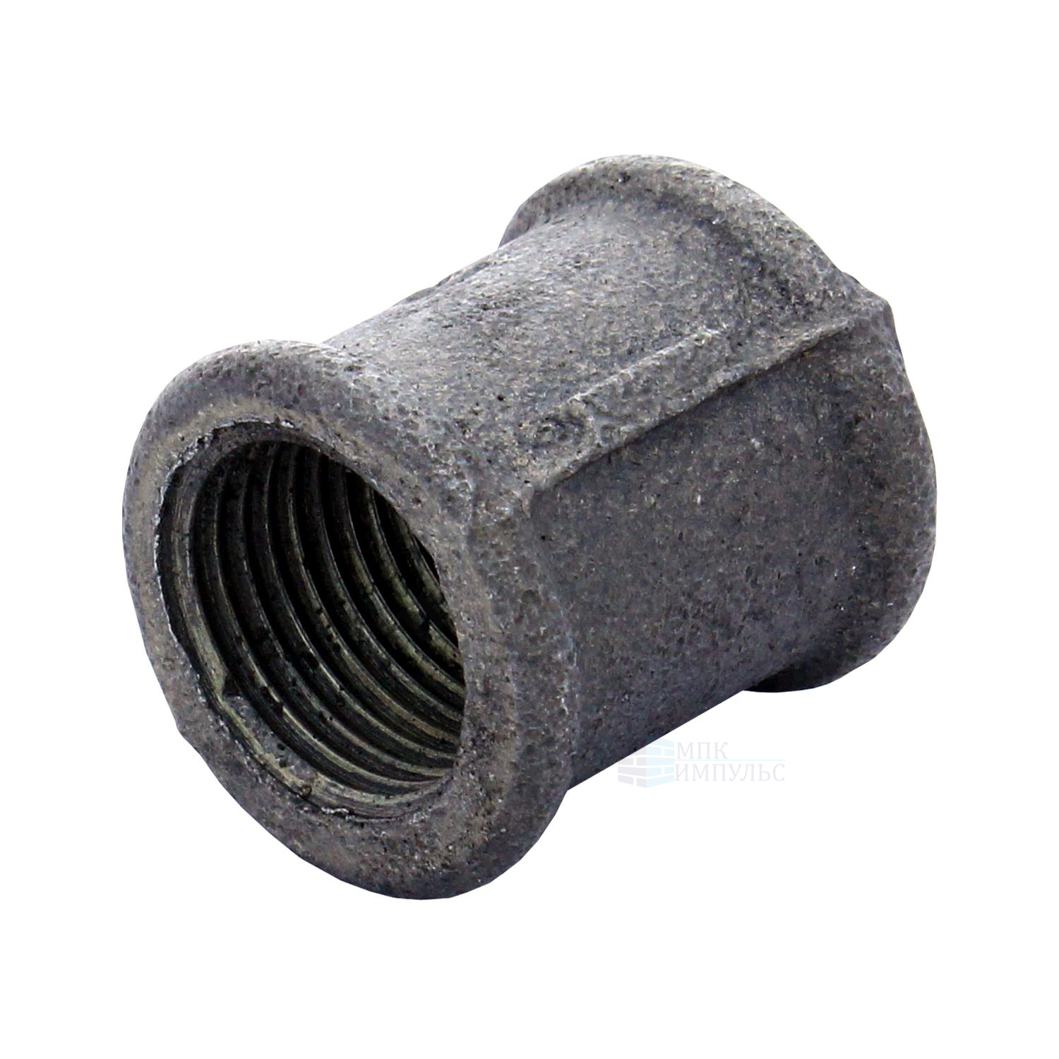 Муфта прямая чугун Ду 40 (1 1/2") ВР Fittex — изображение 5