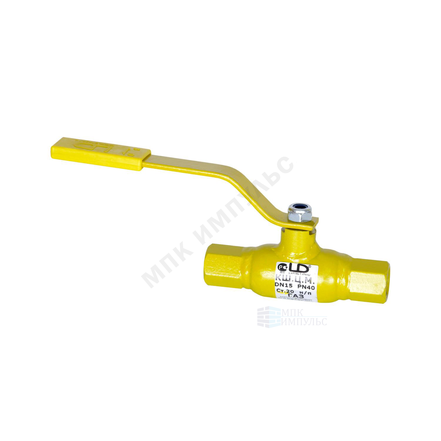 Кран шаровой сталь газ КШ.Ц.М.GAS Ду 32 Ру40 ВР L=135мм LD КШ.Ц.М.GAS.032.040.Н/П.02 — изображение 2