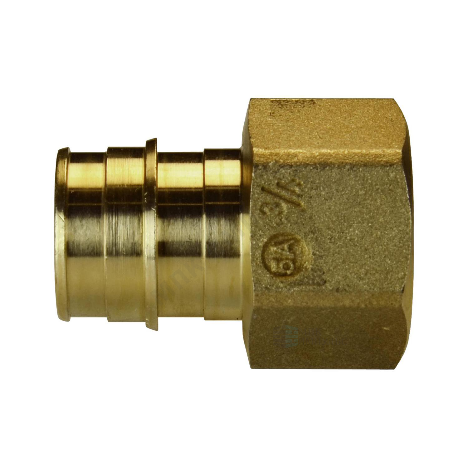 Муфта для PE-X труб радиальная латунь Дн 20х1/2" ВР GX109 Giacomini GX109Y034 — изображение 6