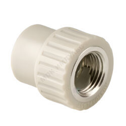 Муфта PP-R комбинированная серая Дн 20х1/2" ВР RTP (РосТурПласт) 10933