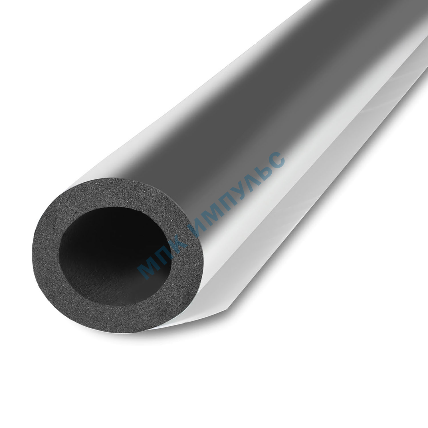 Трубка вспененный каучук SOLAR HT 18/9 L=1м Тмакс=150°C черная с покрытием AL CLAD K-flex 09018214324CL
