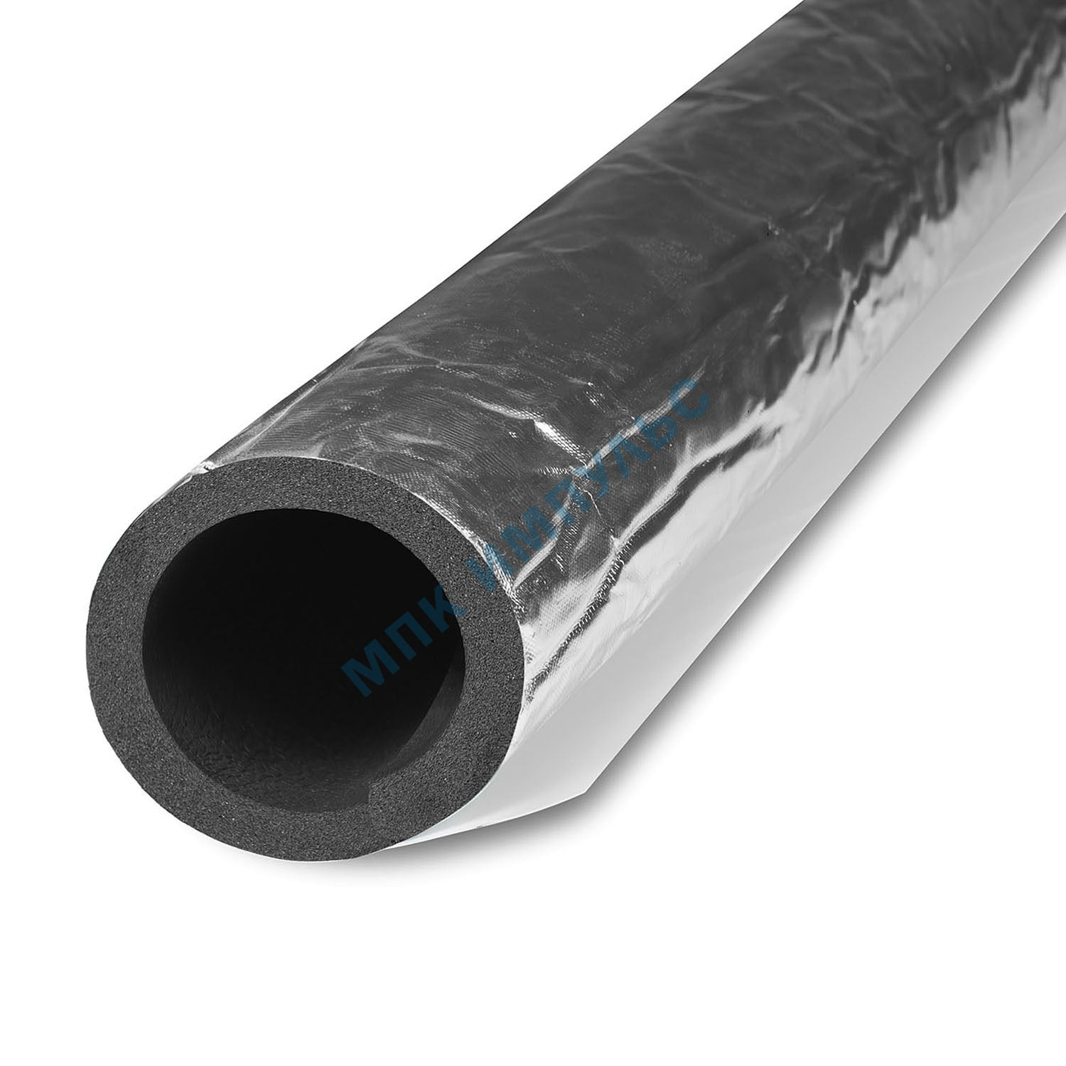 Трубка вспененный каучук ST 48/25 L=1м Тмакс=110°C черная с покрытием IC CLAD SR K-flex 25048214303CS