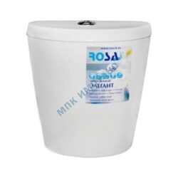 Бачок для унитаза нижний подвод арматура слив кнопка белый Элегант Rosa (Кировская керамика)