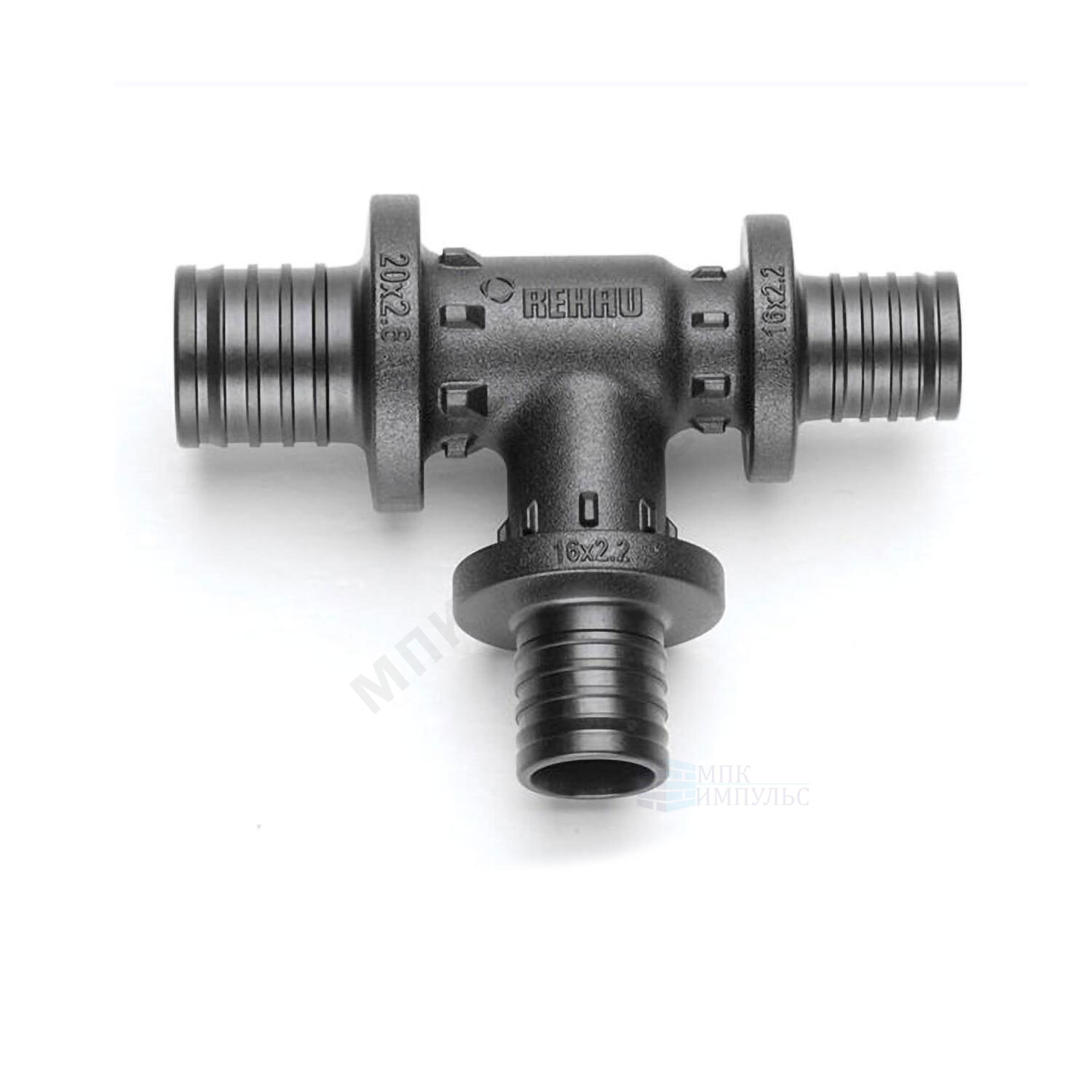 Тройник для PE-X труб аксиальный PPSU Дн 25х16х16 переходной RAUTITAN PX Rehau 11600821001