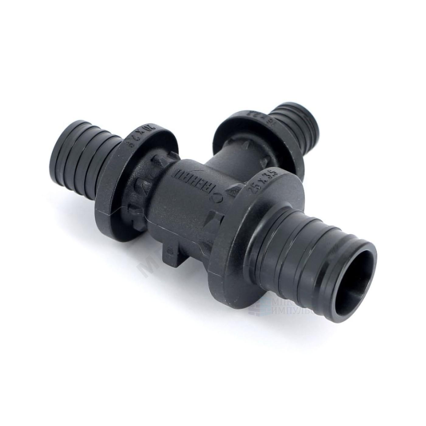 Тройник для PE-X труб аксиальный PPSU Дн 25х16х16 переходной RAUTITAN PX Rehau 11600821001 — изображение 4