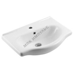 Умывальник мебельный Элегия 60 1 отверстие под смеситель по центру Rosa (Кировская керамика)