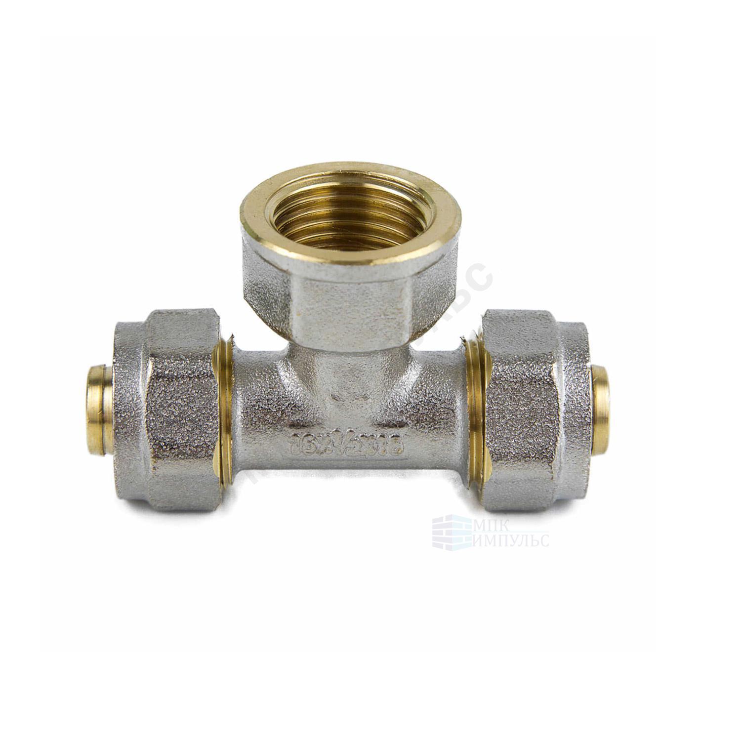 Тройник МП латунь никель обжим Дн 16х1/2"х16 ВР ГОСТ 32415-2013 7013 Aquasfera 7013-01 — изображение 17