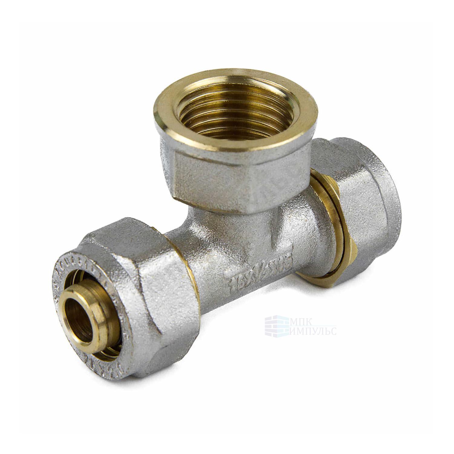 Тройник МП латунь никель обжим Дн 16х1/2"х16 ВР ГОСТ 32415-2013 7013 Aquasfera 7013-01 — изображение 10