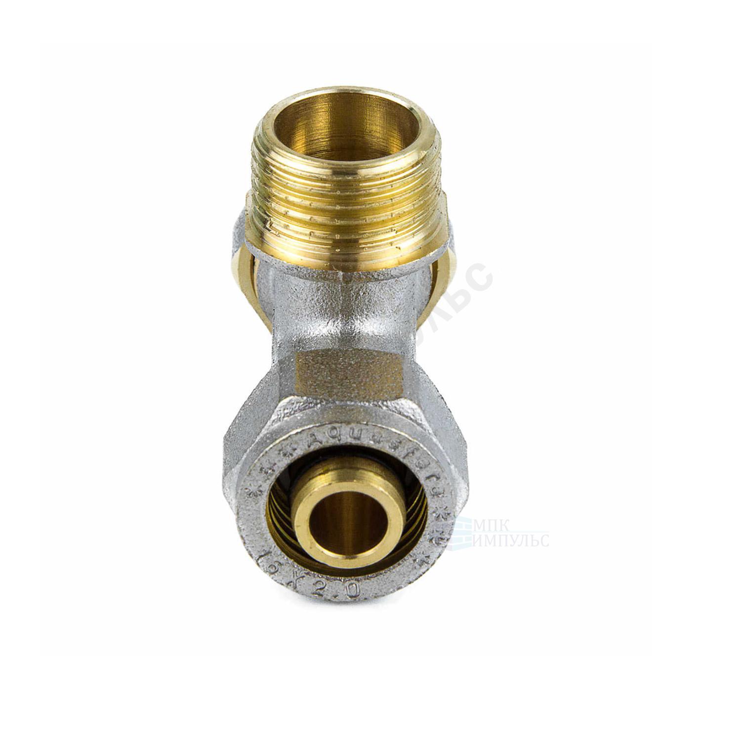 Тройник МП латунь никель обжим Дн 20х3/4"х20 НР ГОСТ 32415-2013 7014 Aquasfera 7014-02 . — изображение 12