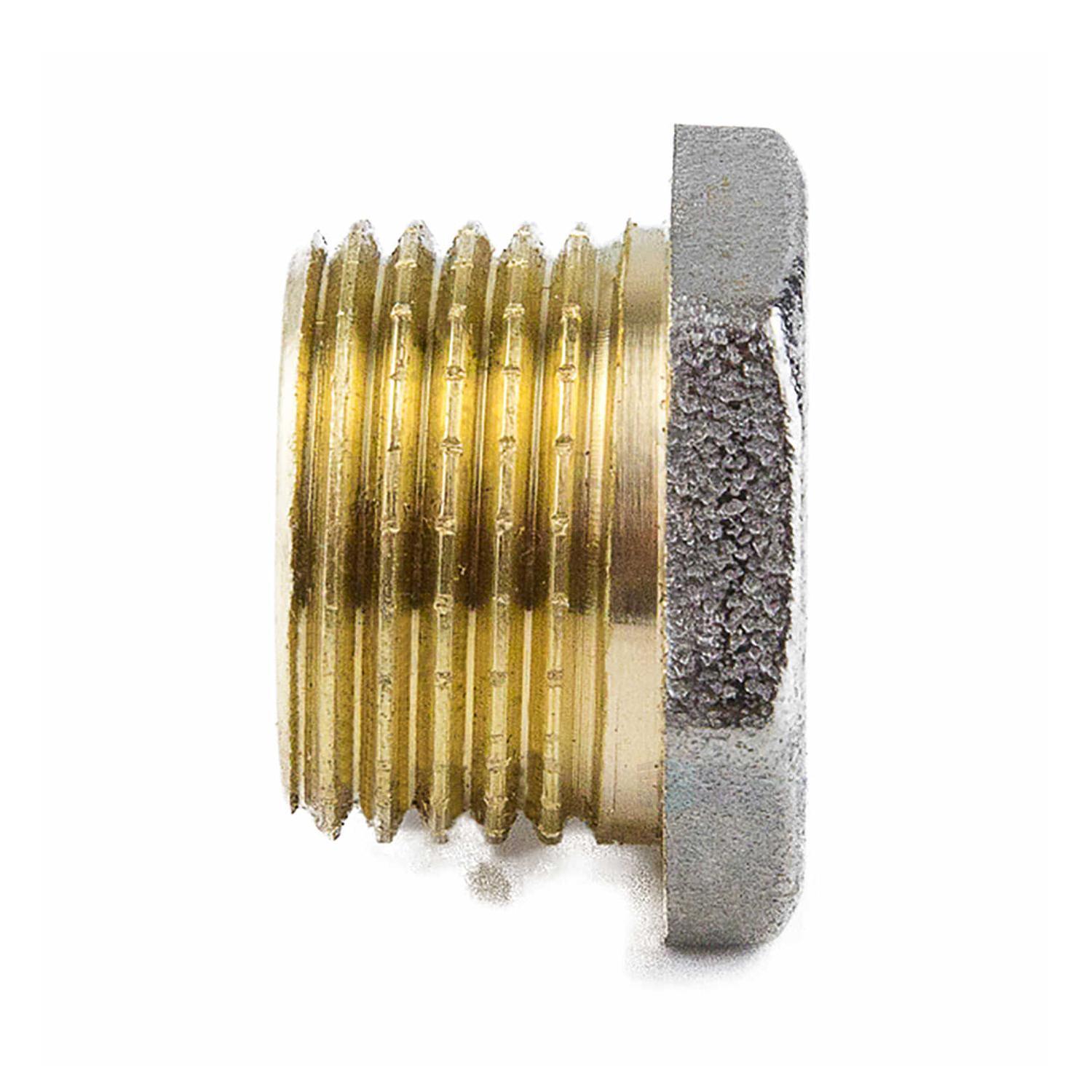 Заглушка латунь никель Ду 40 (1 1/2") НР 9017 ГОСТ 32585-2013 Aquasfera 9017-05 — изображение 12