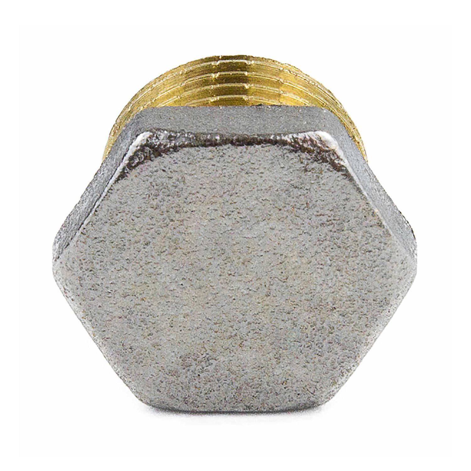 Заглушка латунь никель Ду 15 (1/2") НР 9017 ГОСТ 32585-2013 Aquasfera 9017-01 — изображение 14