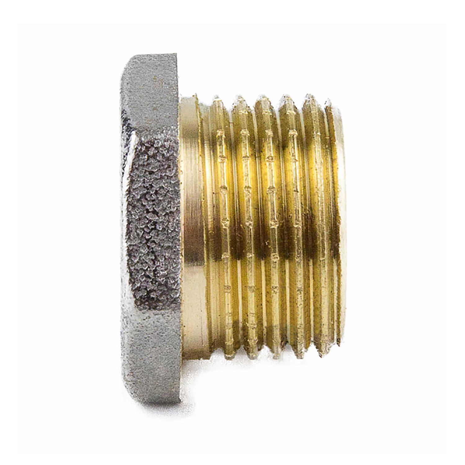 Заглушка латунь никель Ду 32 (1 1/4") НР 9017 ГОСТ 32585-2013 Aquasfera 9017-04 — изображение 16