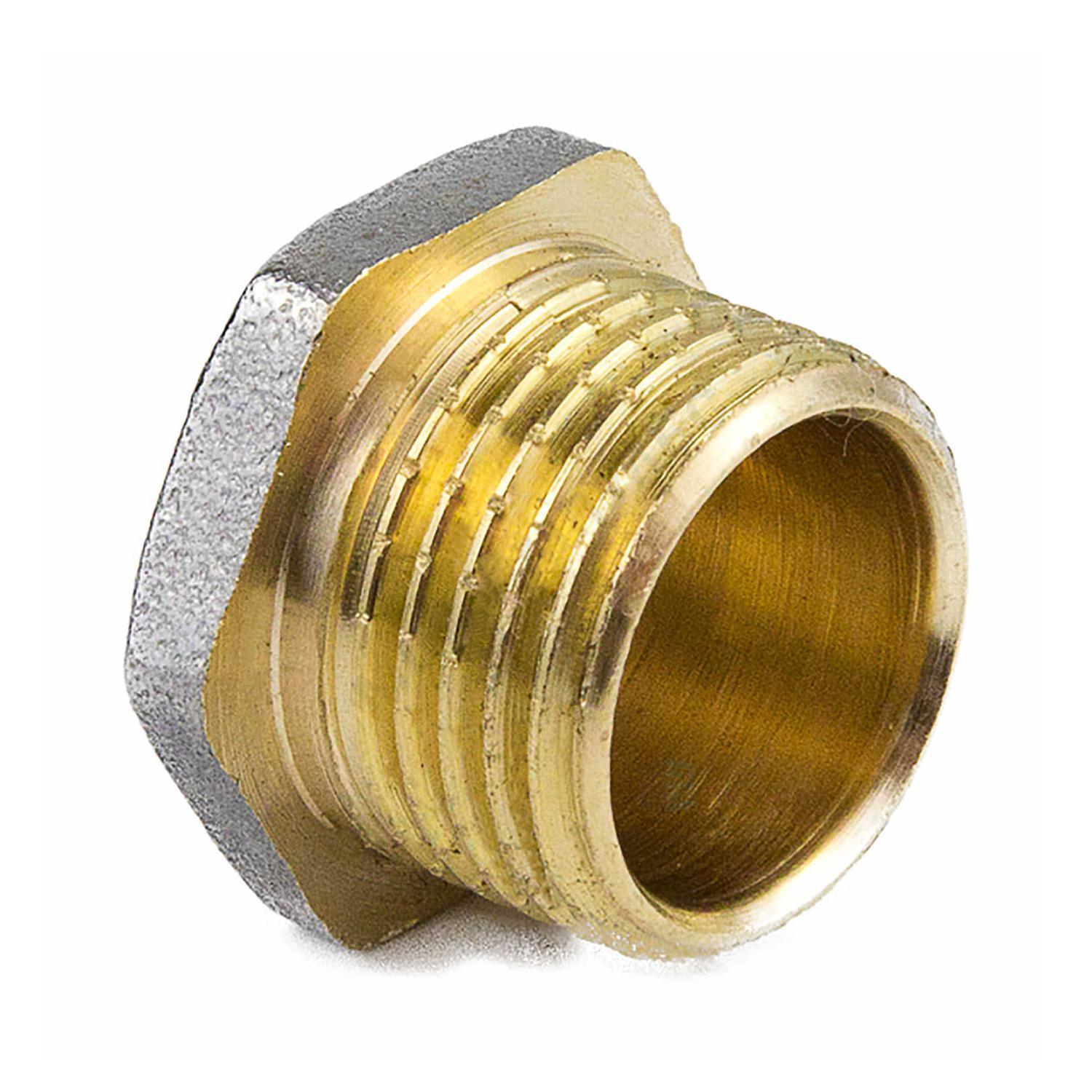 Заглушка латунь никель Ду 32 (1 1/4") НР 9017 ГОСТ 32585-2013 Aquasfera 9017-04 — изображение 17