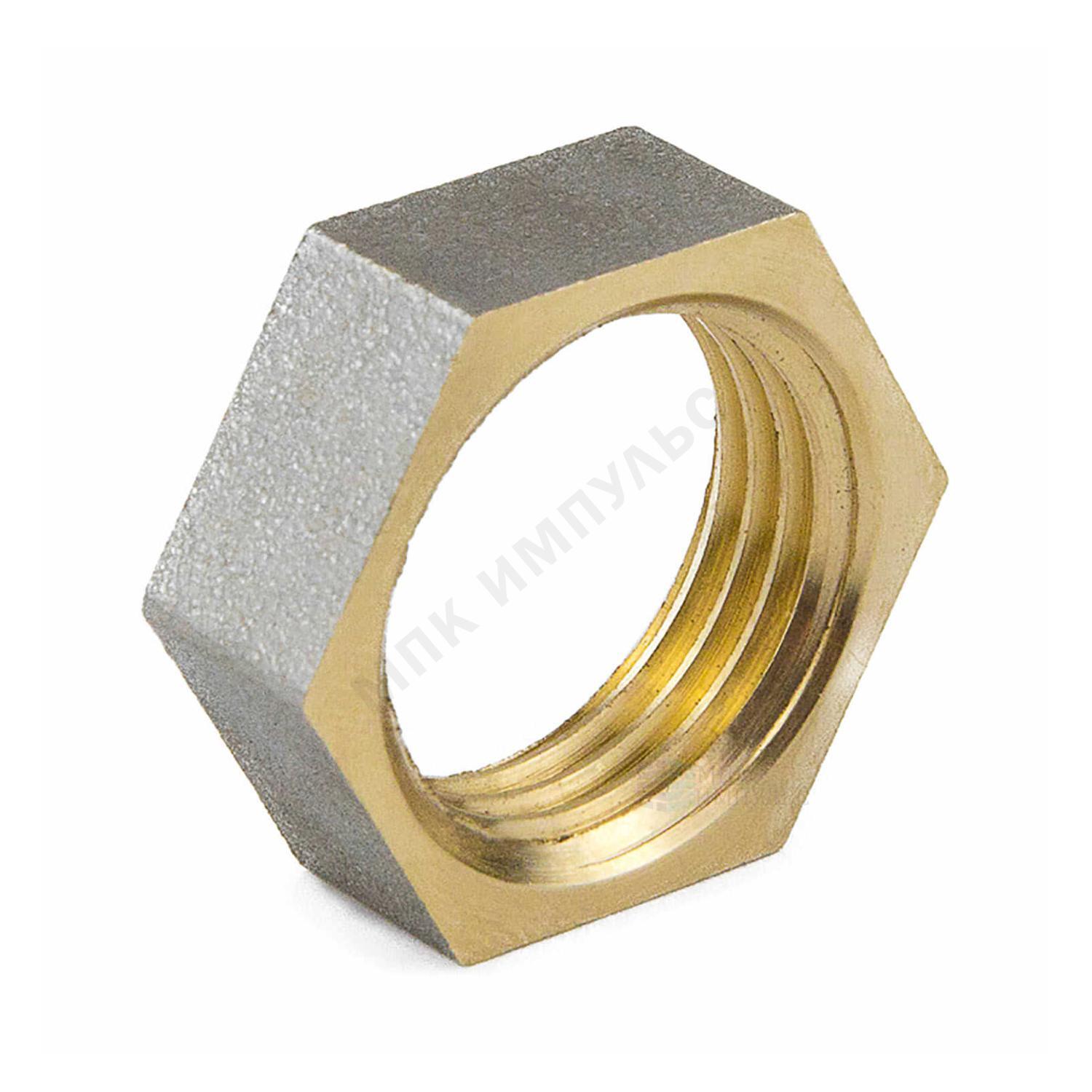 Контргайка латунь никель Ду 32 (1 1/4") ВР 9020 ГОСТ 32585-2013 Aquasfera 9020-04 — изображение 13