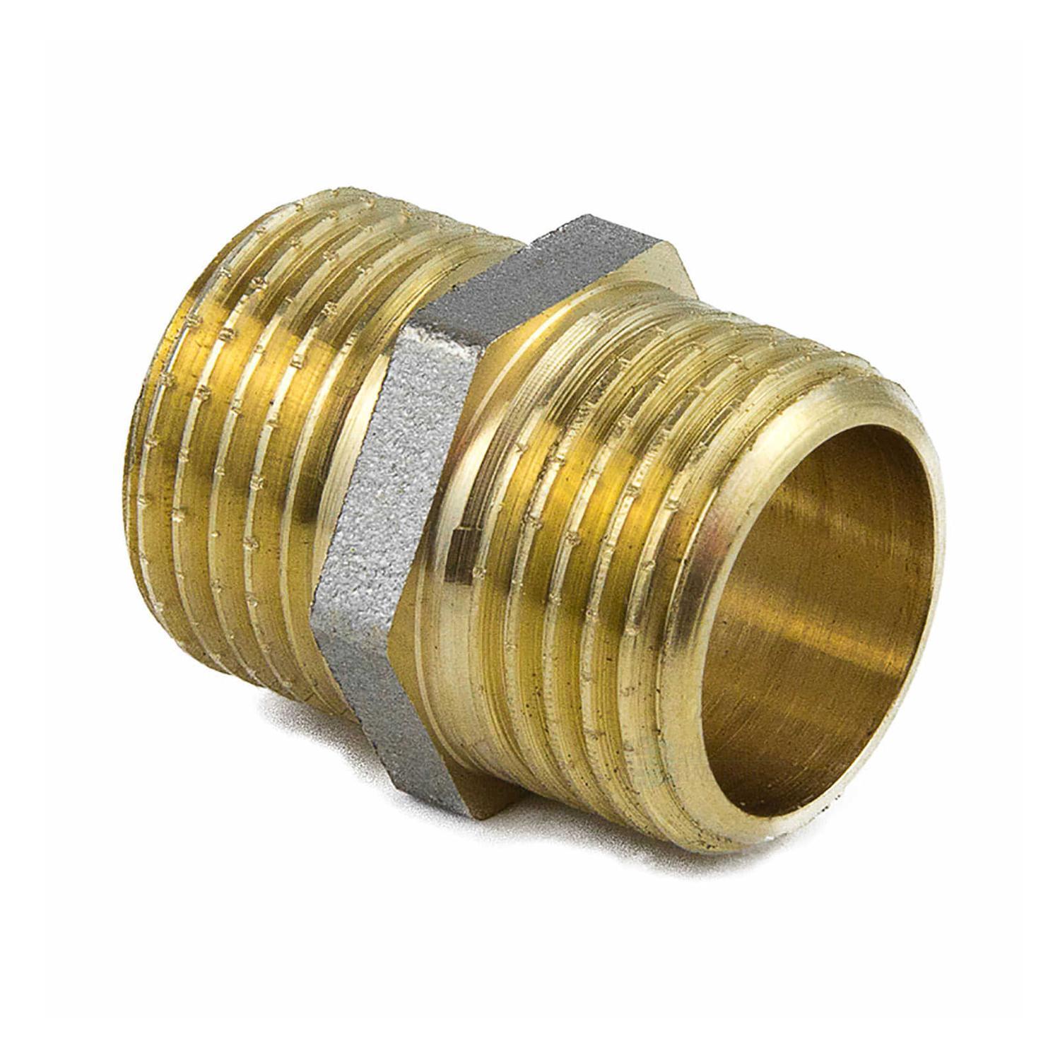 Ниппель латунь никель Ду 40 (1 1/2") НР 9022 ГОСТ 32585-2013 Aquasfera 9022-05 — изображение 15